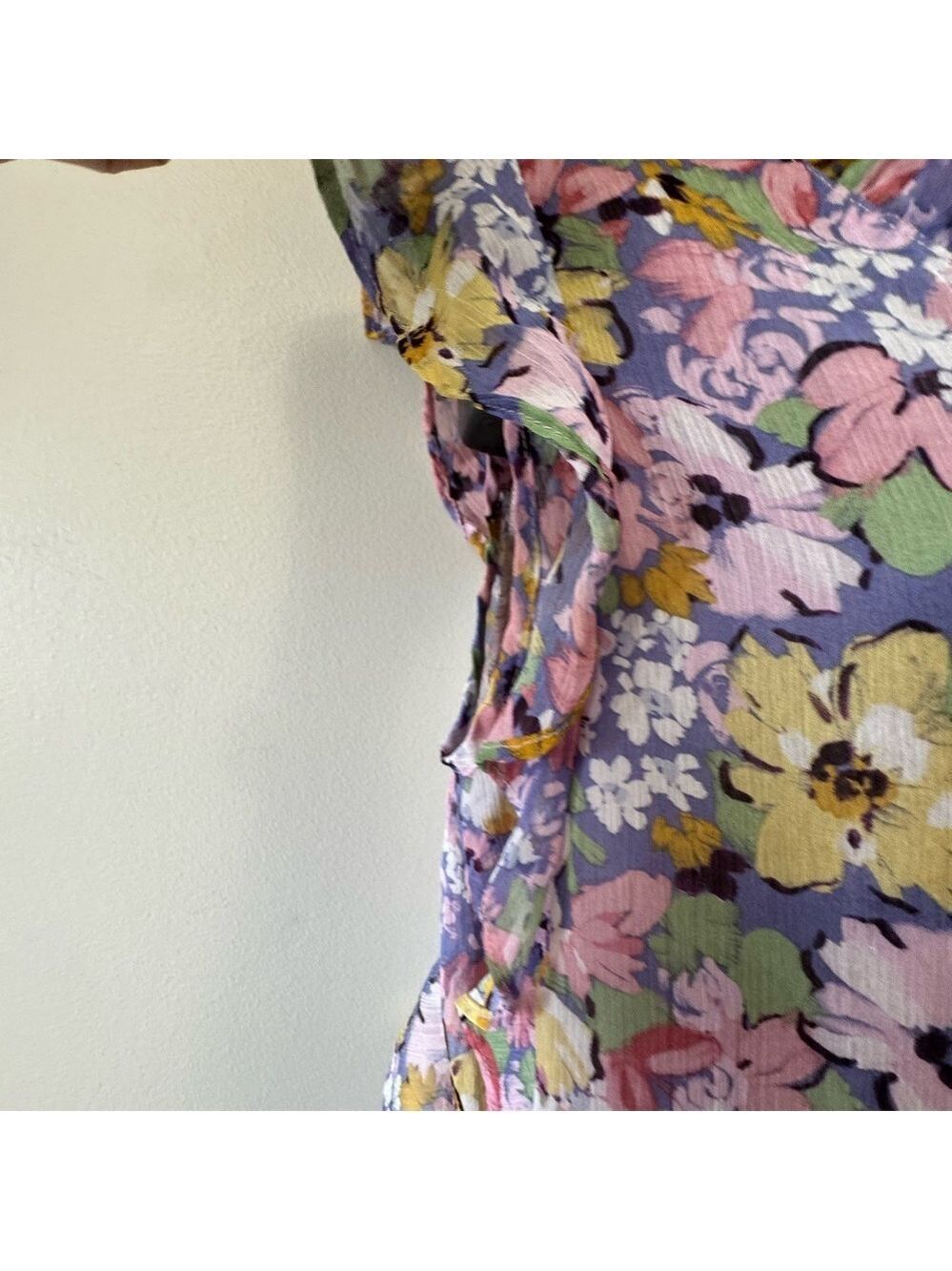Kori Multicolor Floral Ruffle Blouse - Picture 2 of 8
